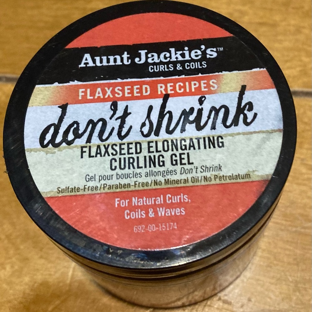 NWT Aunt Jackie's Don’t Shrink Flaxseed Curling Elongating Gel 9 oz.